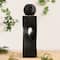Glitzhome® 40.5" Oversized LED Modern Geometric Pedestal & Sphere Outdoor Fountain